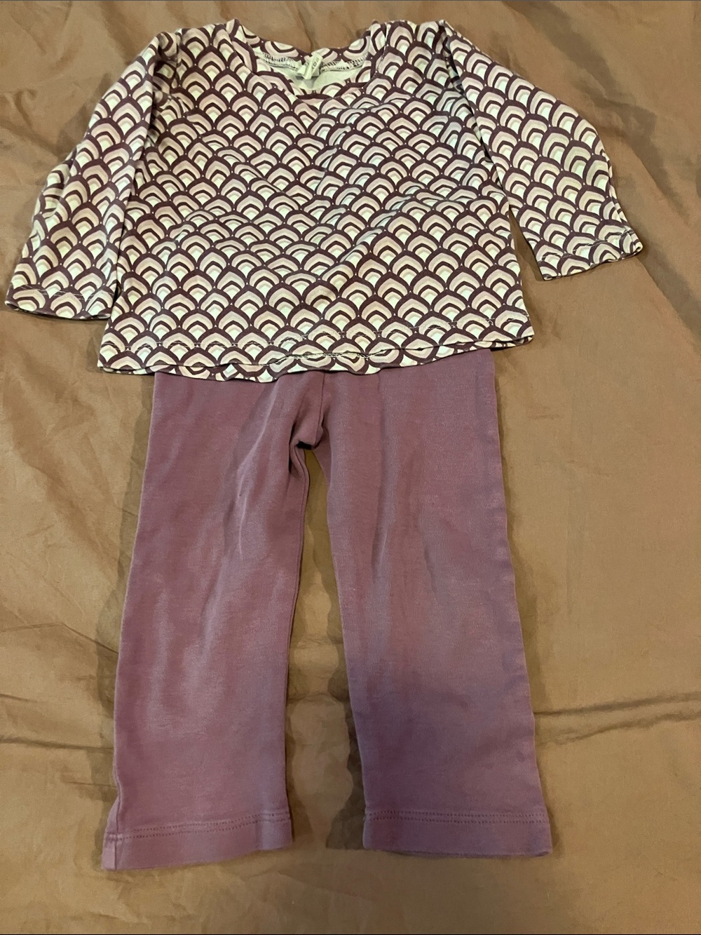 kate quinn Purple Patterned Long-Sleeve set for 2T
